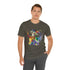 Rainbow Belly Dancer in Motion - Short Sleeve Tee